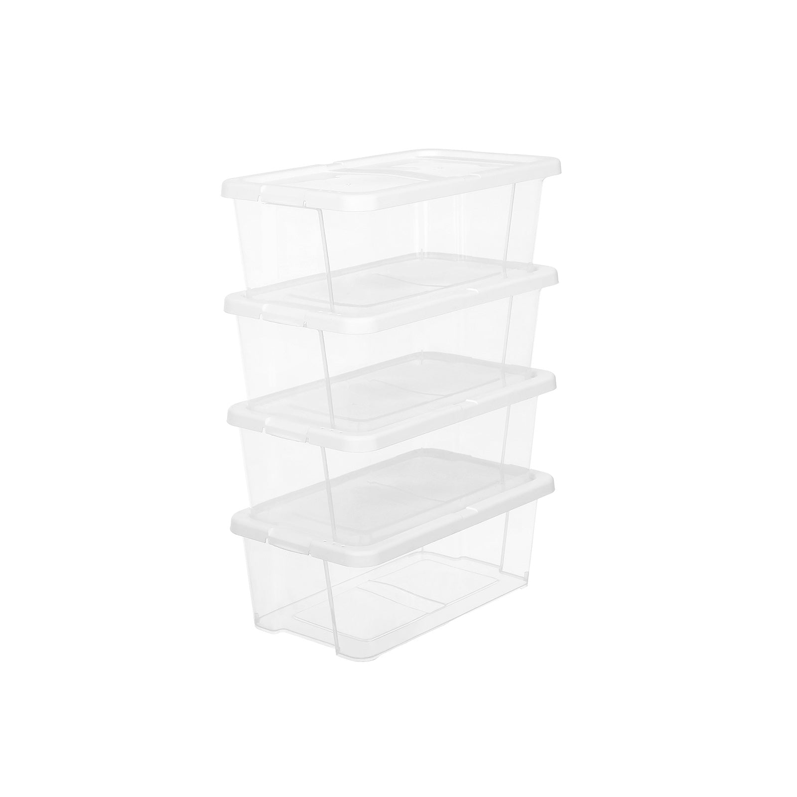 Schoenendozen - Opbergboxen - Set van 12 - Transparant - Tot maat 41