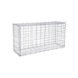 Schanskorf - Roestvrije steenkorf - Gabion - 100 x 50 x 30 cm - Zilver