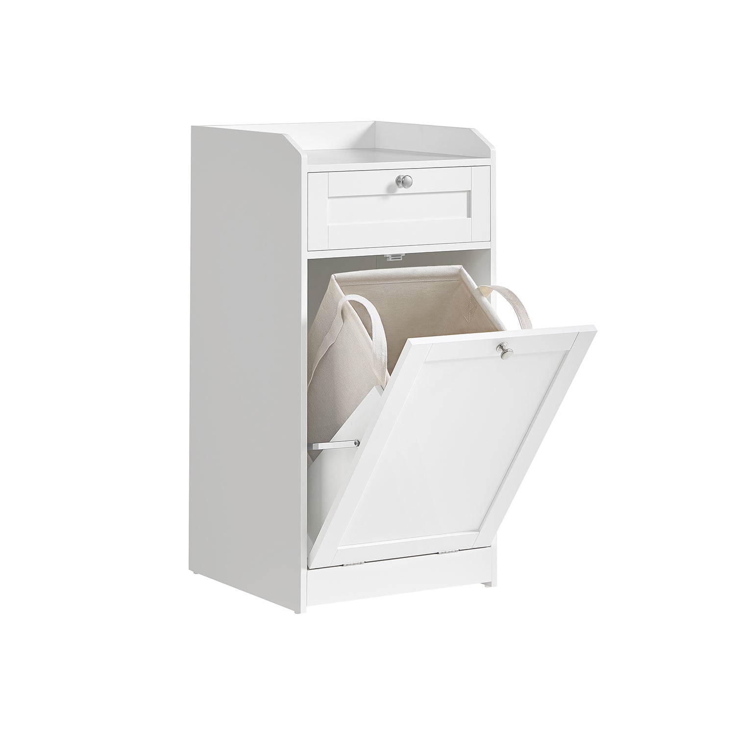 Badkamerkastje – met wasmand – 40 × 40 × 80,2 cm