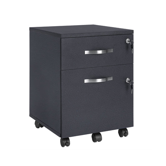 Rolcontainer – afsluitbaar – zwart