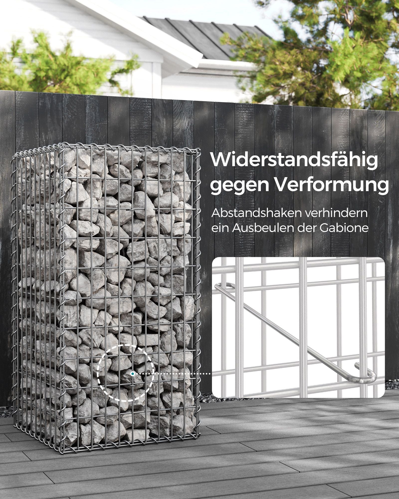 Draadmanden – voor stenen – 5 x 10 cm maaswijdte – set van 10