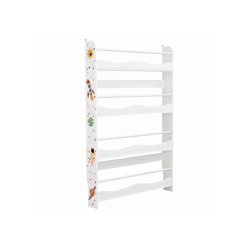 Kinderboekenkast - Wandrek - Boekenplank voor kinderen - Wit