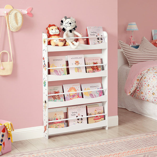 Kinderboekenkast - Wandrek - Boekenplank voor kinderen - Wit