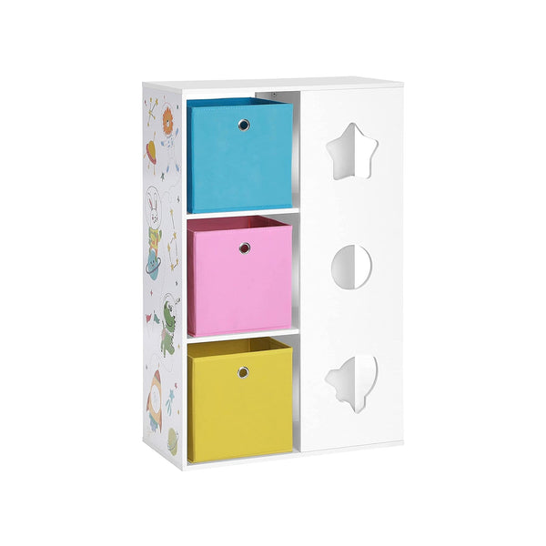 Kinderkast - Met opbergdozen - Speelkamer boekenkast