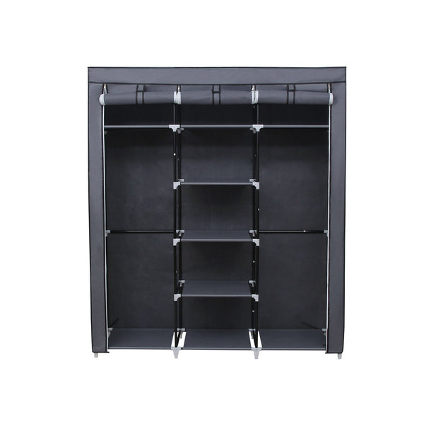Stoffenkast – kledingkast – garderobe – 175 x 150 cm – grijs