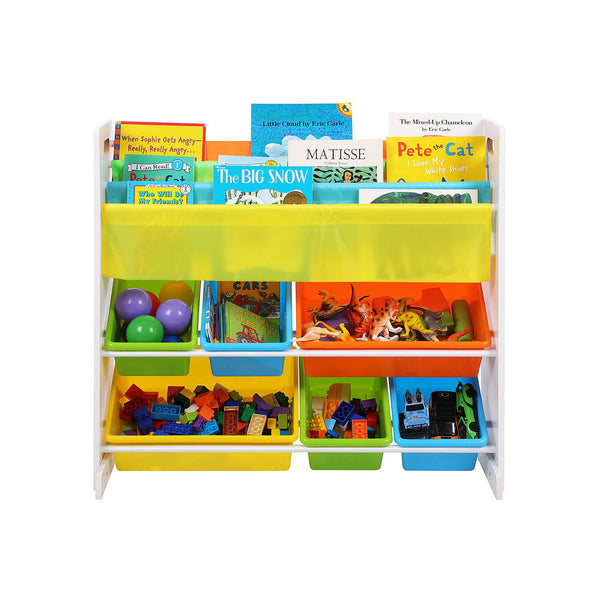 Kinderkast – voor speelgoed en boeken – kleurrijk