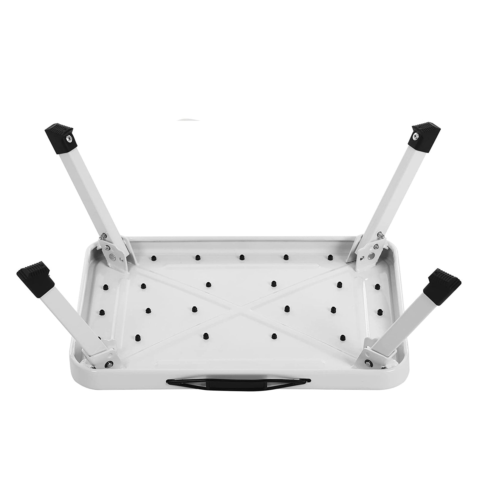 Opvouwbare trap - Met antislipmat - Tot 150 kg - Wit