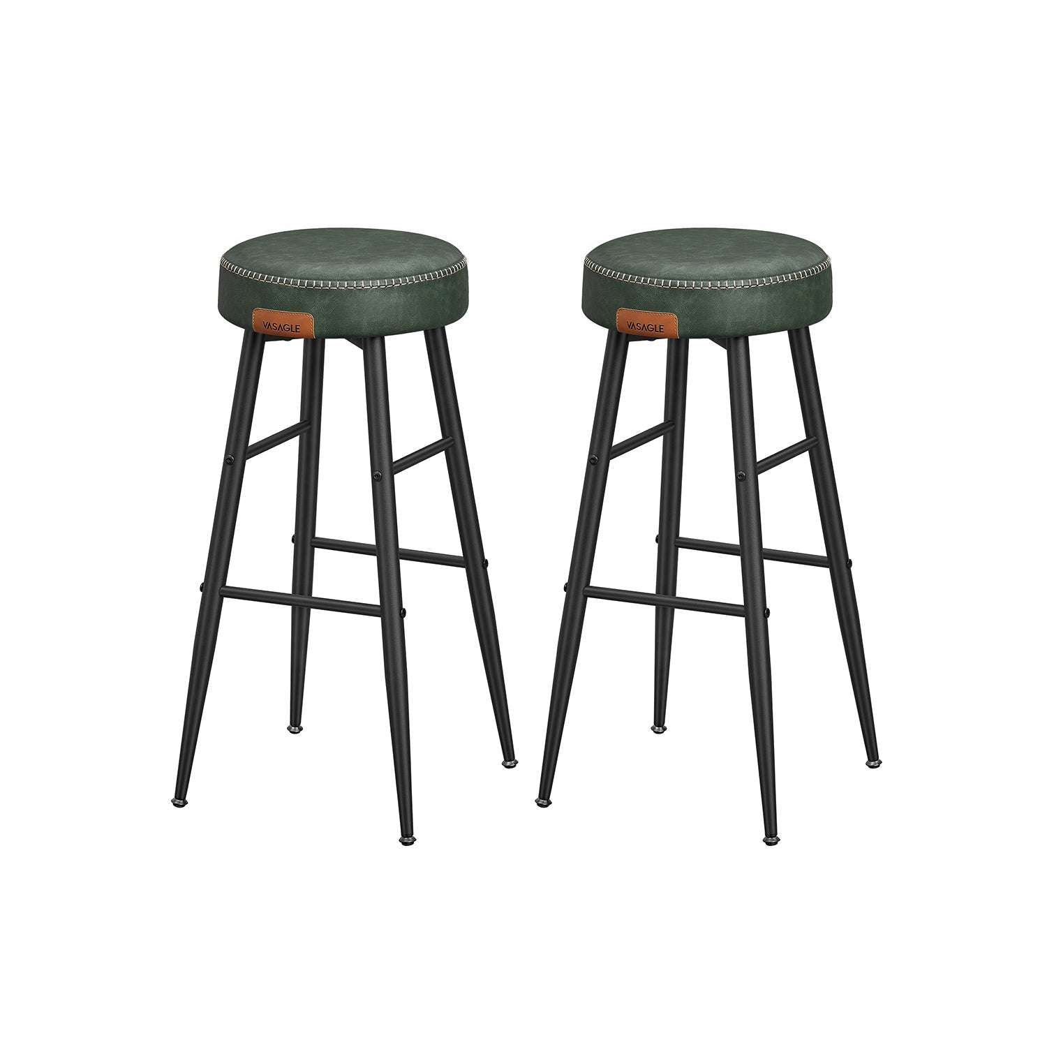 EKHO Collectie – barkruk – set van 2 – basic zwart