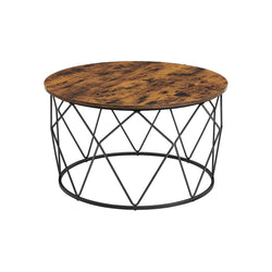 Salontafel - Bijzettafel - Banktafel - Voor woonkamer, slaapkamer, studeerkamer - Vintage Bruin
