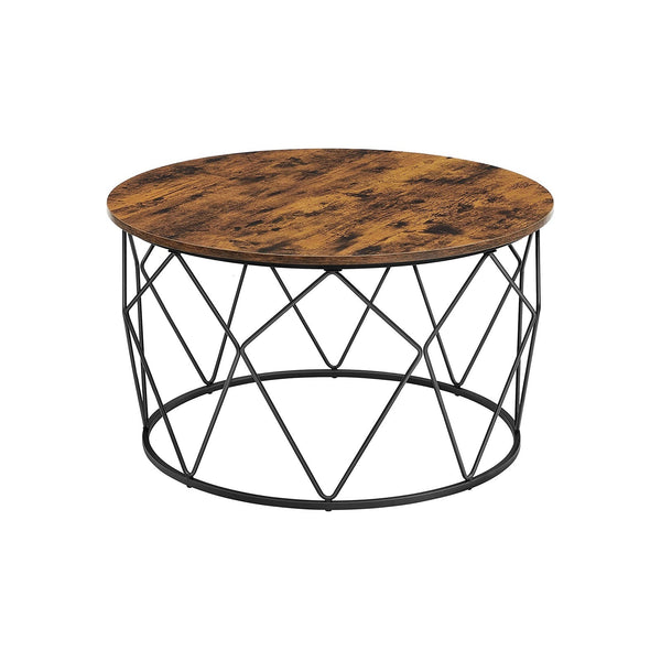 Salontafel - Bijzettafel - Banktafel - Voor woonkamer, slaapkamer, studeerkamer - Vintage Bruin