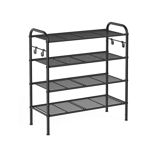 Schoenenrek – met 4 roosterplanken – voor 16 paar schoenen
