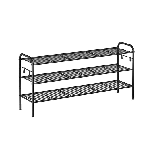Schoenenrek – met 3 roosterplanken – voor 18 paar schoenen