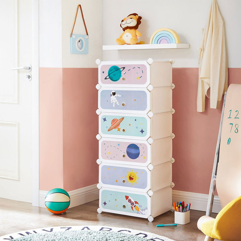 Kinderschoenenrek - Opbergrek - Set van 6 - Kunststof - Voor kinderen