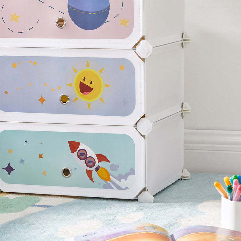 Kinderschoenenrek - Opbergrek - Set van 6 - Kunststof - Voor kinderen