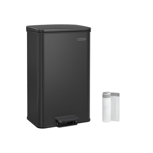 Keukenprullenbak – 40 liter – pedaalprullenbak – zwart