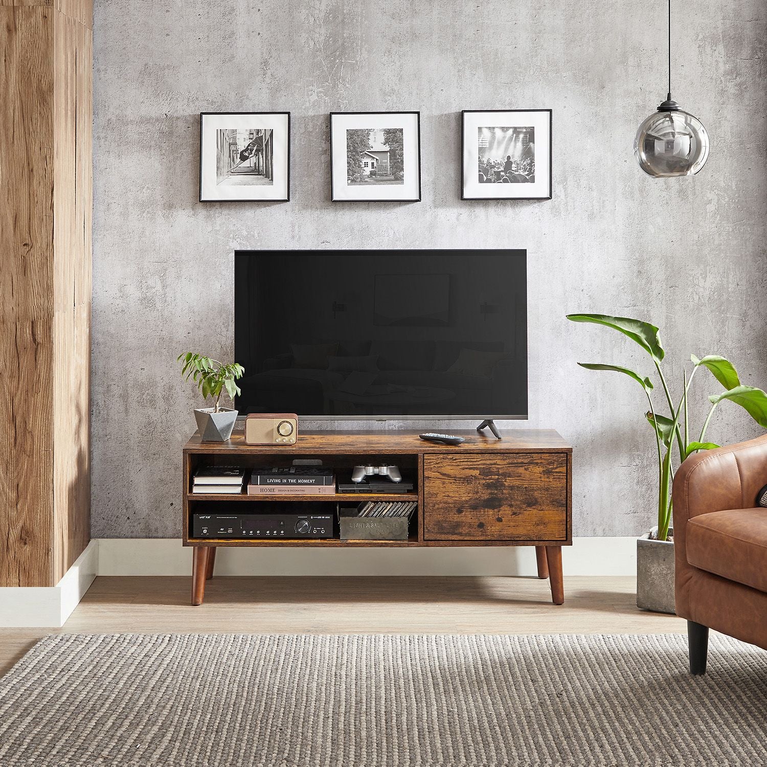 TV-meubel – 120 cm lang – industrieel design