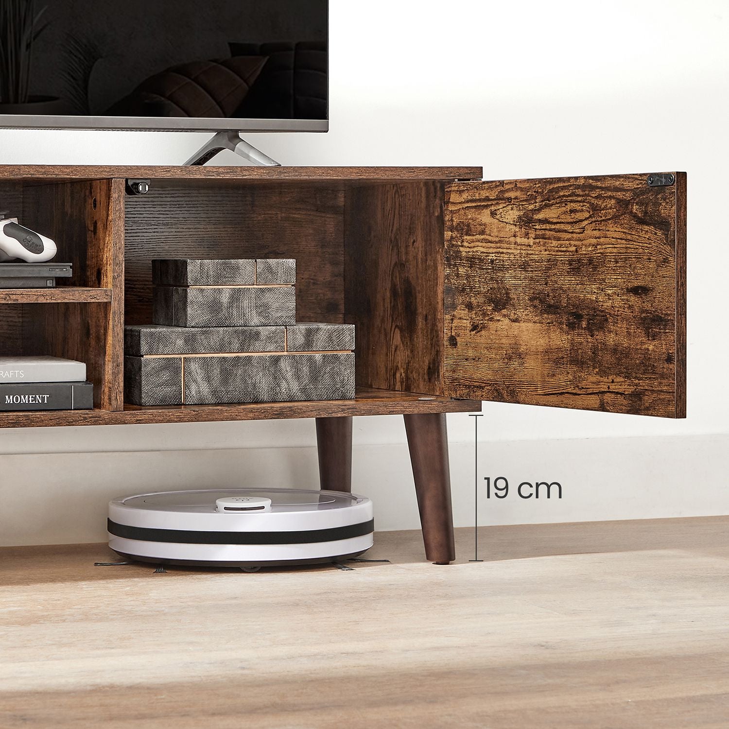 TV-meubel – 120 cm lang – industrieel design