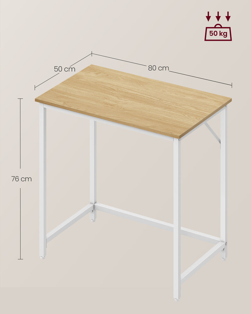 Bureau – metalen frame – 50 x 80 x 76 cm