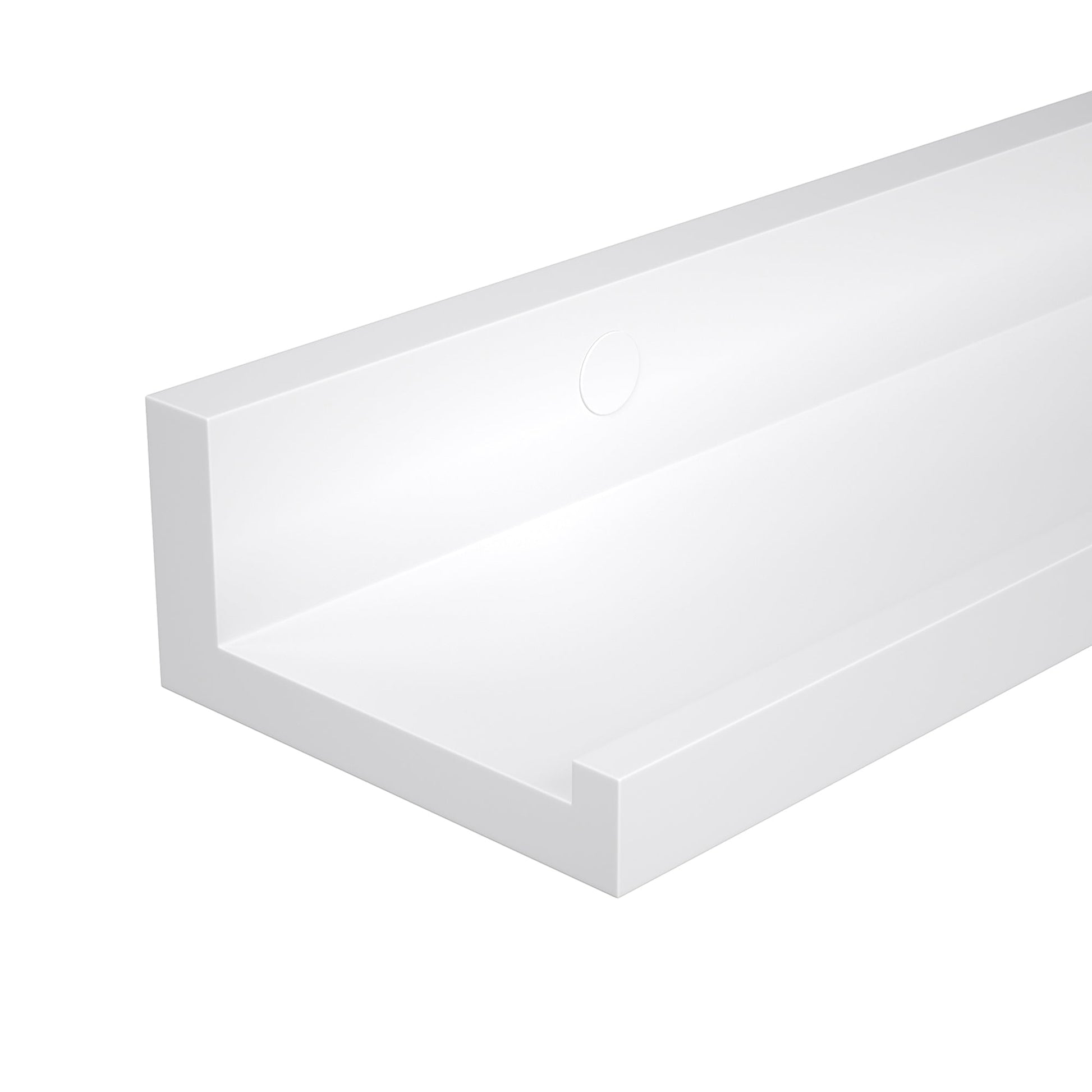 Wandplank - Zwevende planken - Set van 2 - Hoogglans - Wit