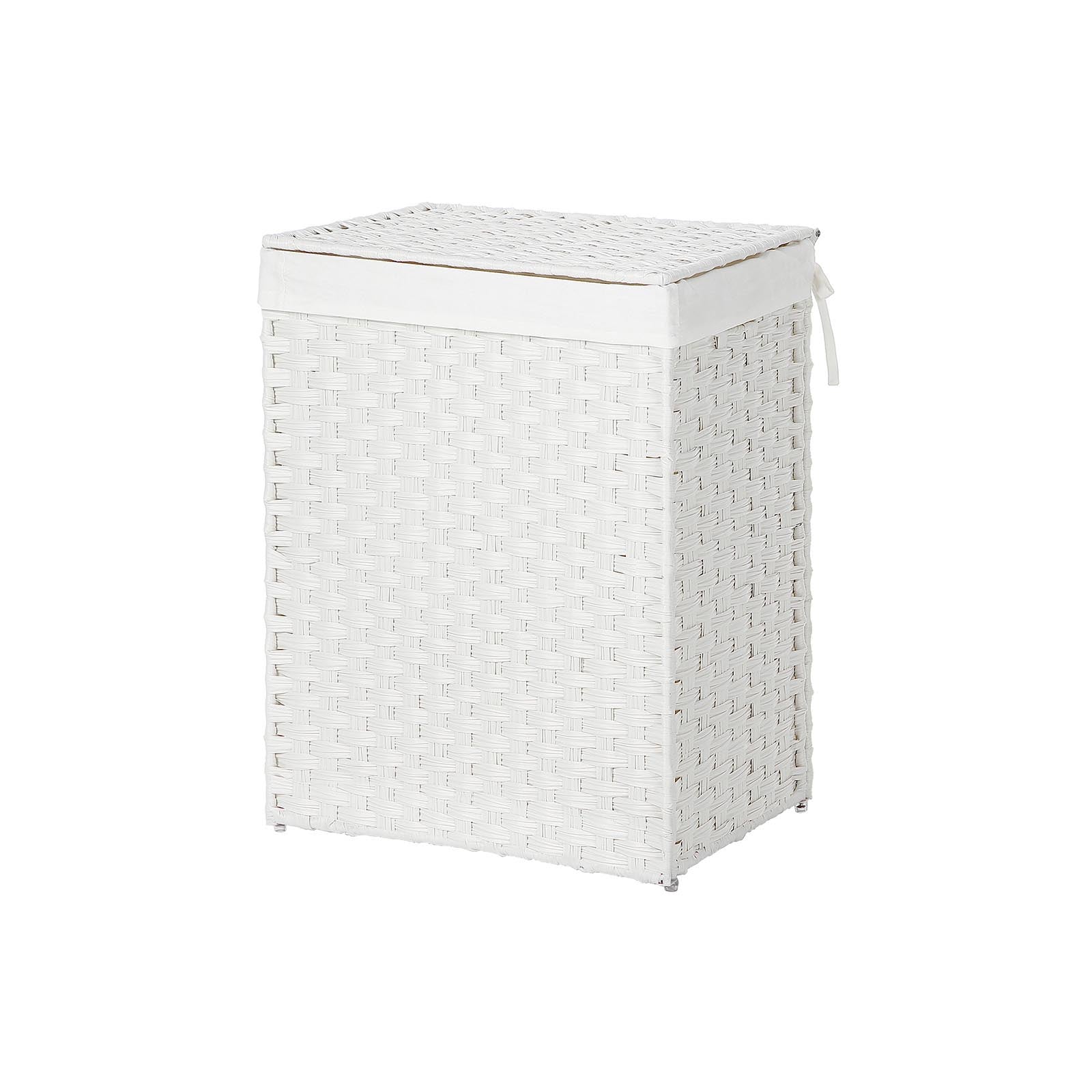 Wasmand – polyrotan – 90 L – bruin