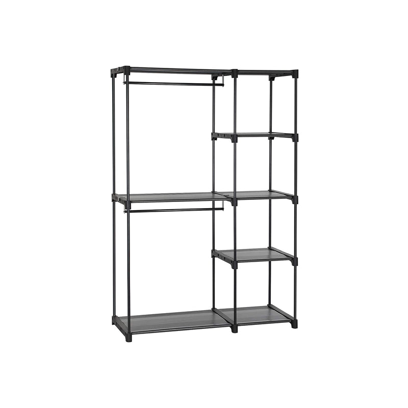Garderobekast - Opvouwbare kledingkast - 112 x 43 x 165 cm - Zwart