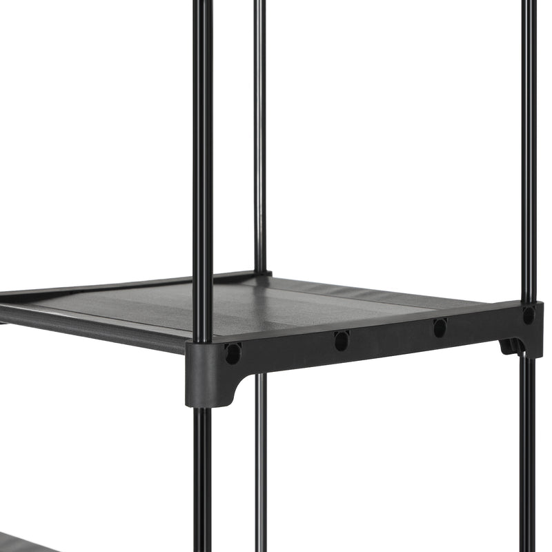 Garderobekast - Opvouwbare kledingkast - 112 x 43 x 165 cm - Zwart