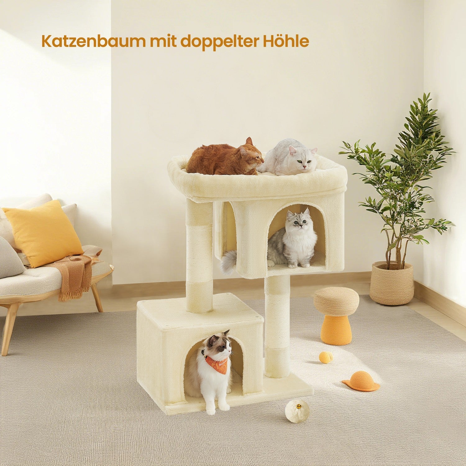 101 cm hoge krabpaal krabpaal groot platform