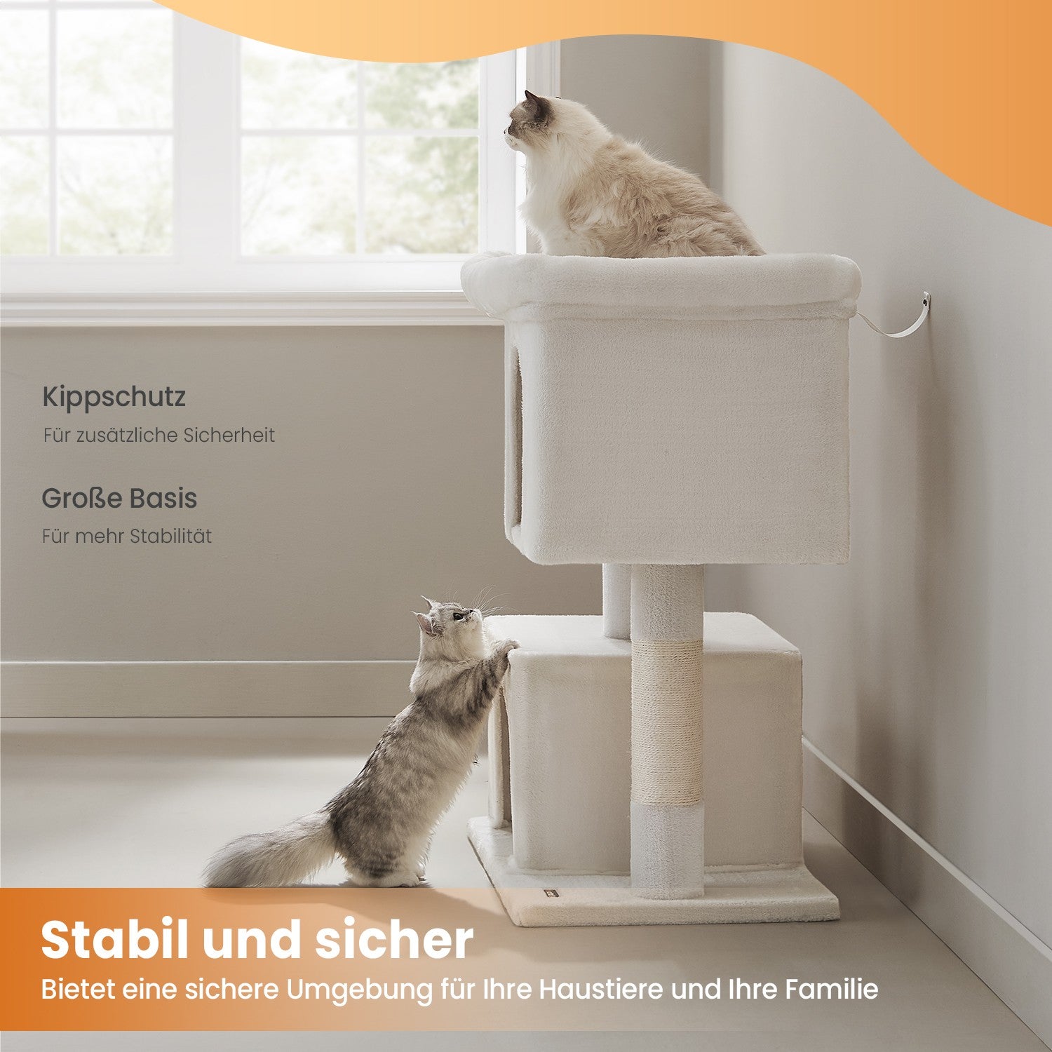 101 cm hoge krabpaal krabpaal groot platform