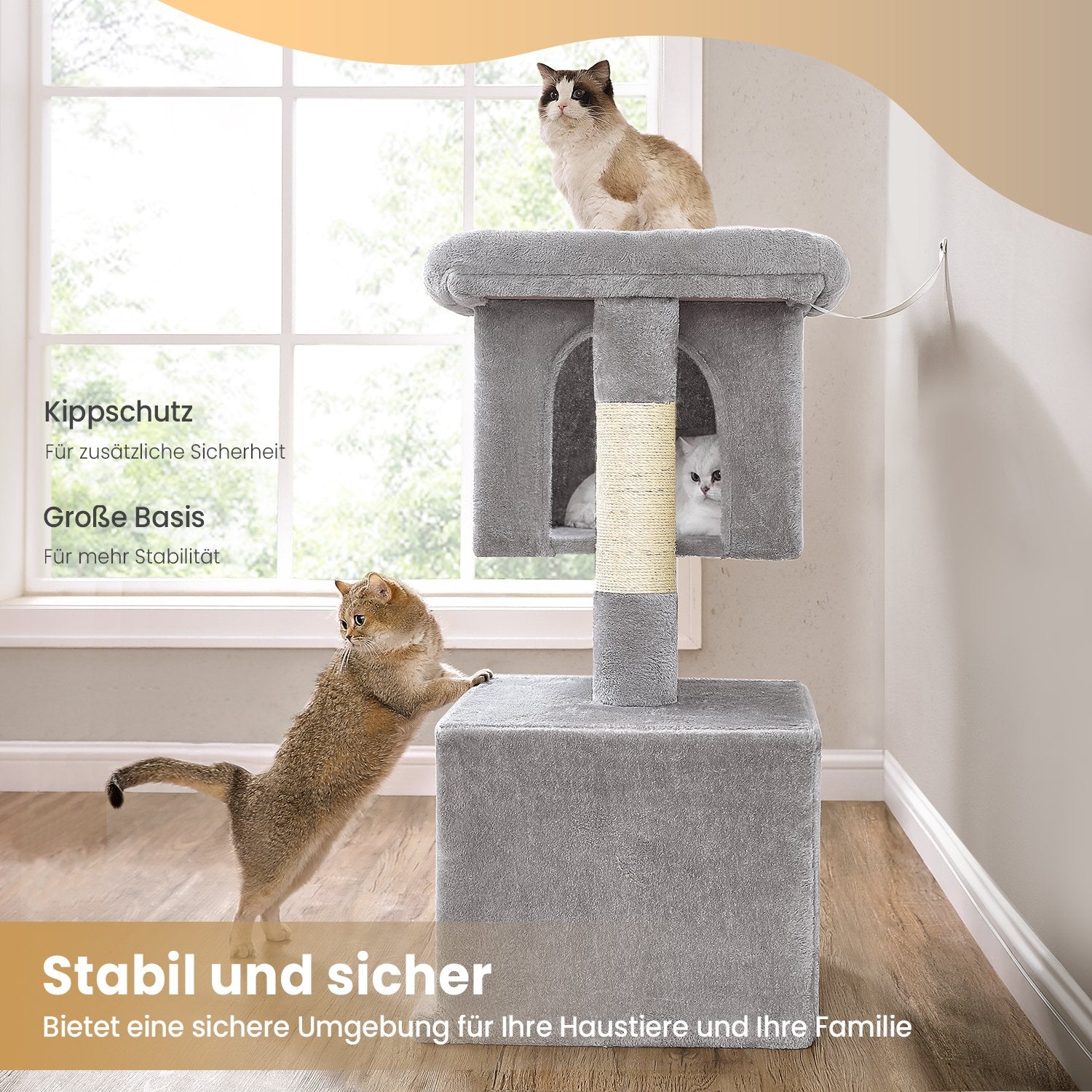 101 cm hoge krabpaal krabpaal groot platform