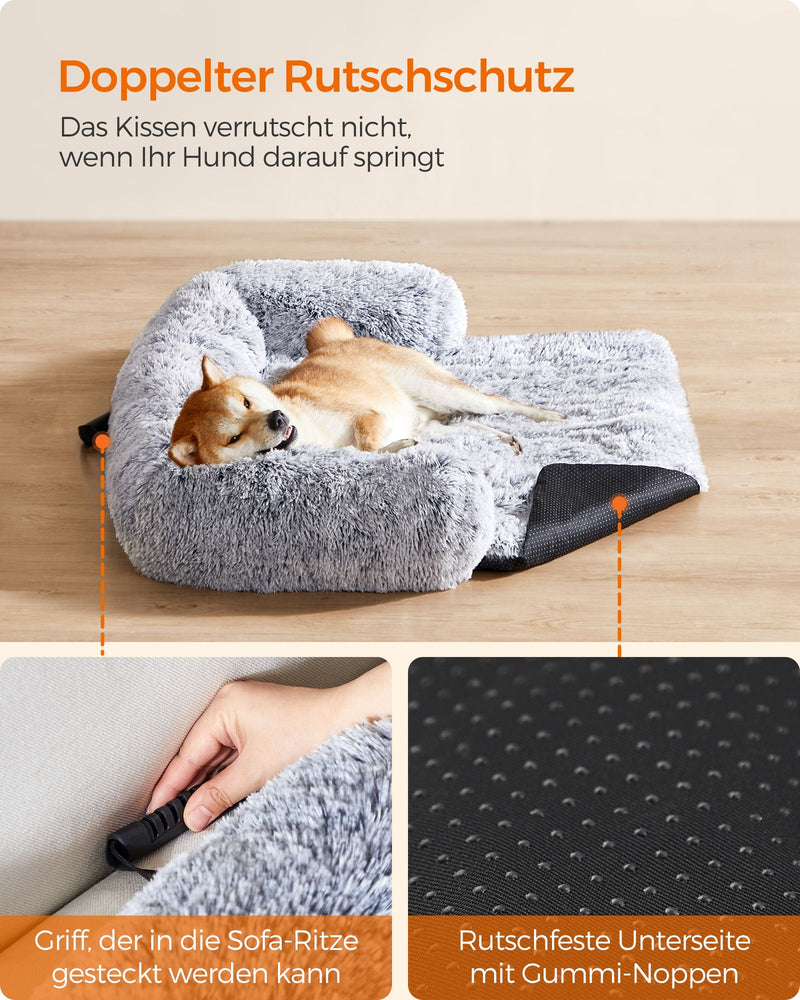 Hondenmand – pluche – 110 x 95 x 18 cm – maat XL