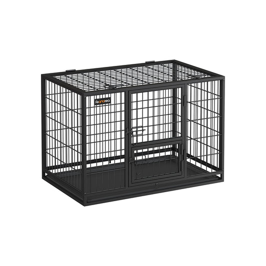 Hondenkooi – robuust en transporteerbaar – 92,5 x 57,5 x 64 cm – zwart