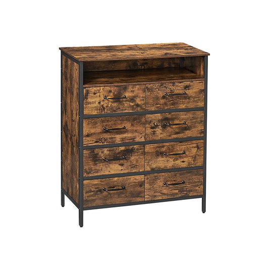 Ladekast – vintage bruin-zwart