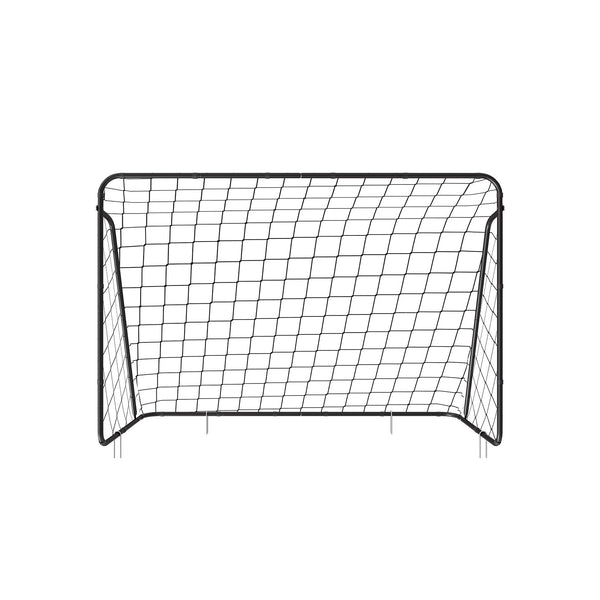 Voetbaldoel - Voor kinderen - Snel op te zetten - Metalen frame - Wit