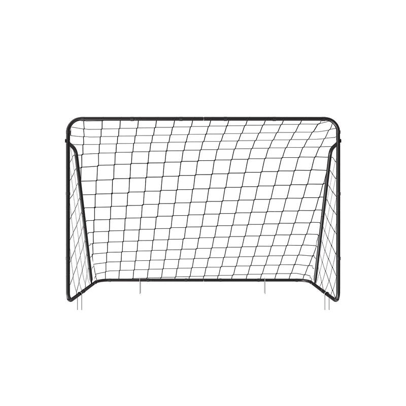 Voetbaldoel - Voor kinderen - Snel op te zetten - Metalen frame - Wit