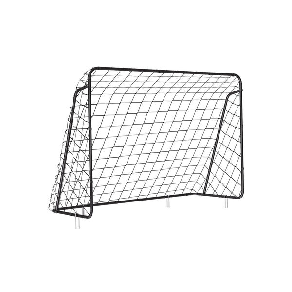 Voetbaldoel - Voor kinderen - Snel op te zetten - Metalen frame - Wit