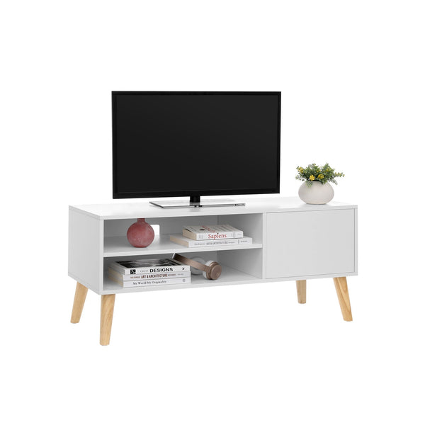 TV-meubel - Lowboard - Televisiekast - Moderne salontafel - Wit