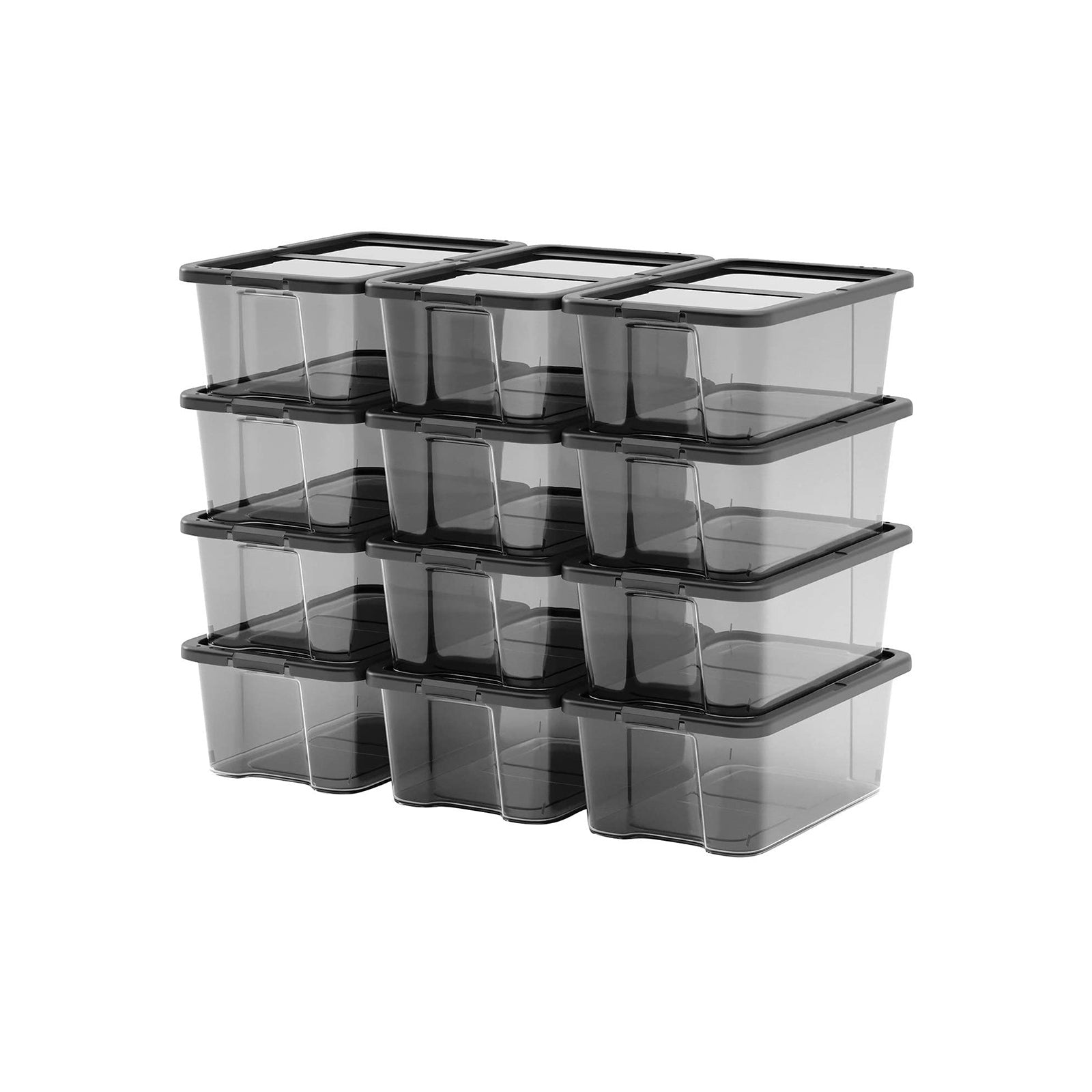 Schoenendozen - Opbergboxen - Set van 12 - Transparant - Tot maat 41
