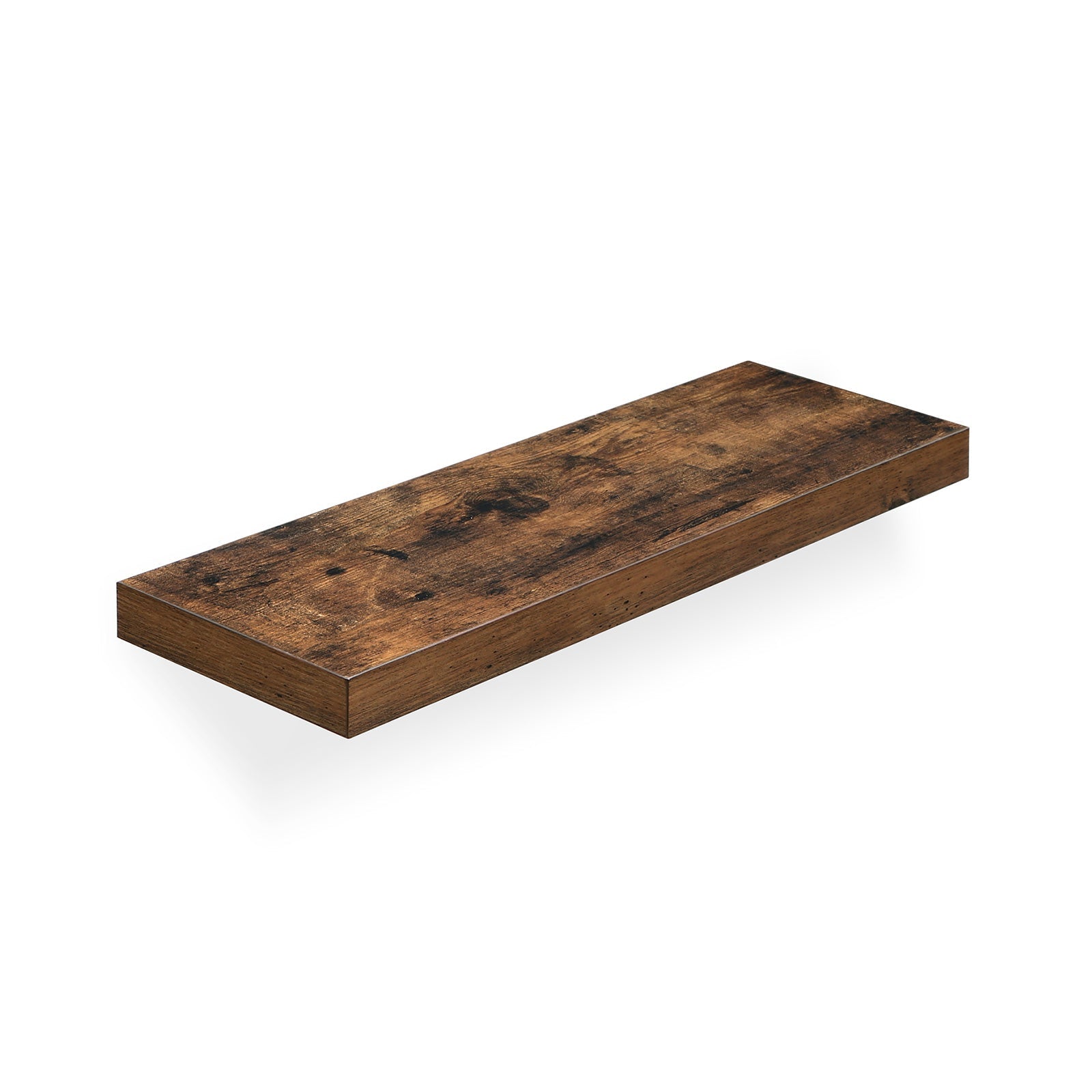 Zwevende plank – houtlook – 60 x 20 x 3,8 cm – bruin