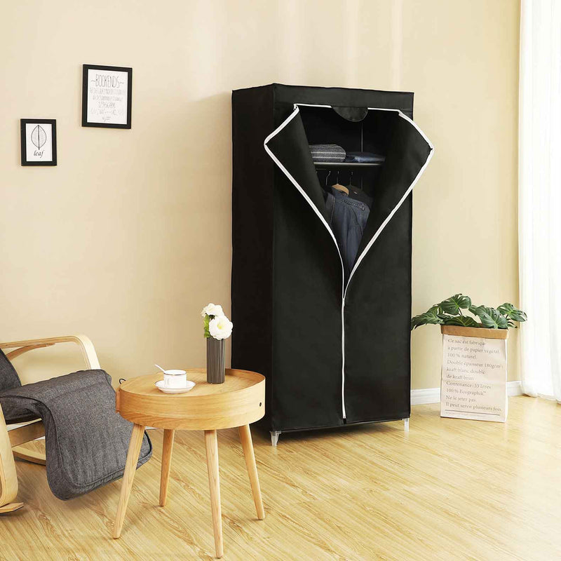 Kledingkast - Stoffen garderobe - Vouwbaar - Grijs