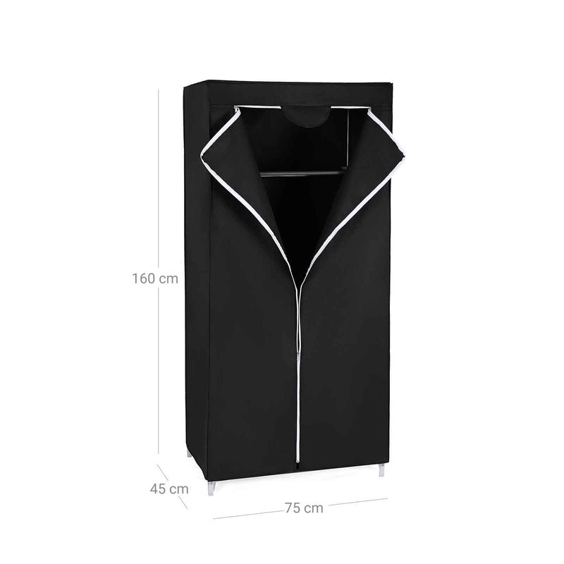Kledingkast - Stoffen garderobe - Vouwbaar - Grijs